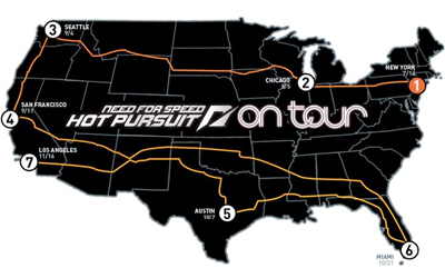 NFS Hot Pursuit on Tour